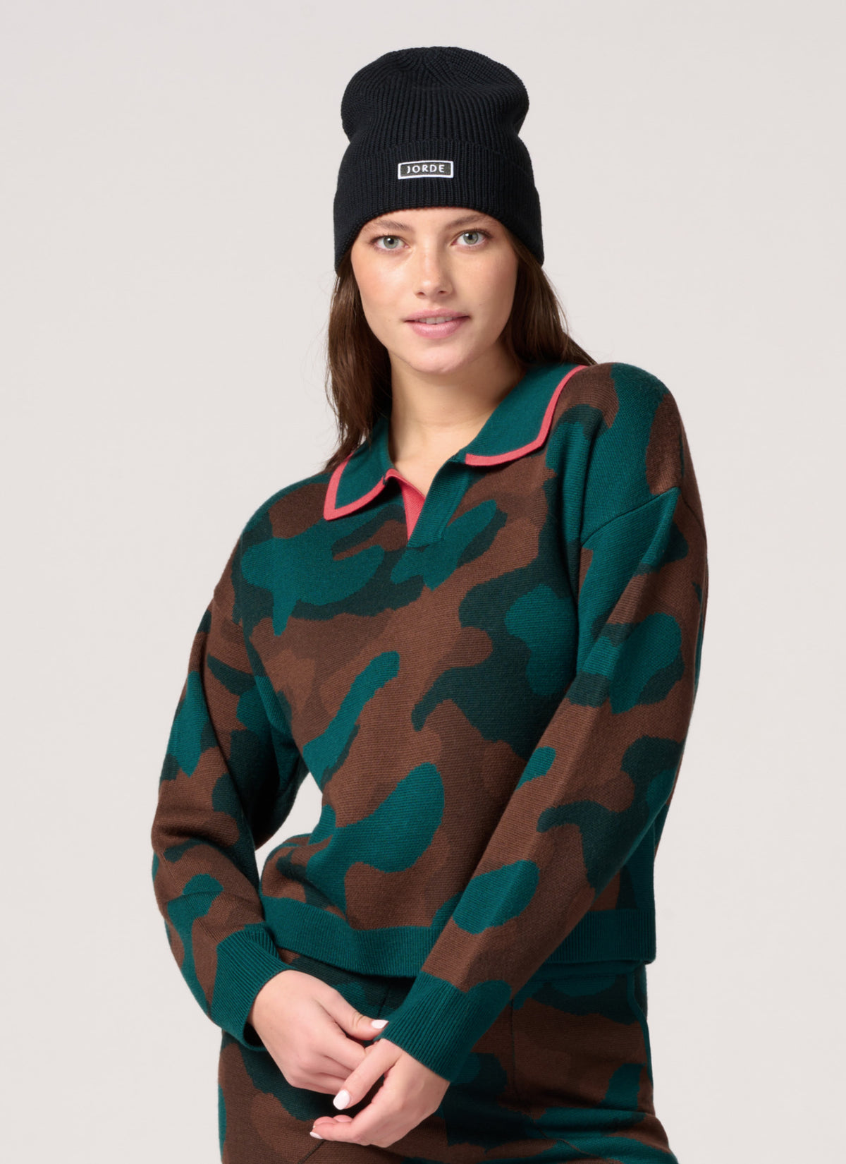 Camilla Sweater in Alpine Camo