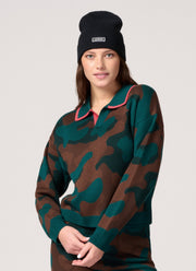 Camilla Sweater in Alpine Camo