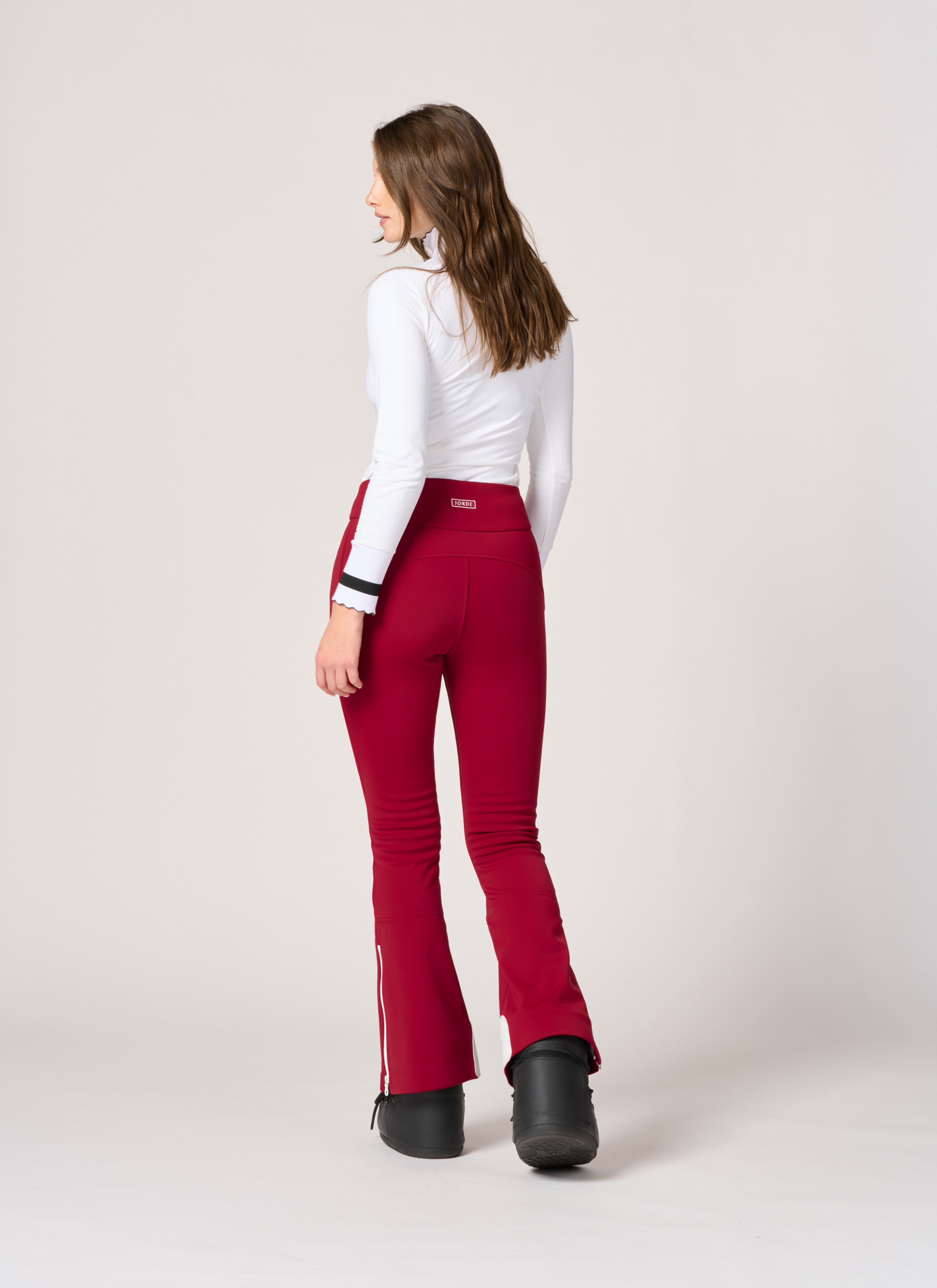Lennon Softshell Pant in Holiday Ruby