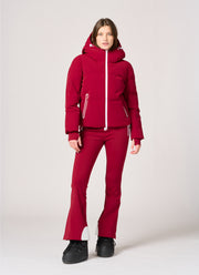 Poppy Ski Jacket in Holiday Ruby