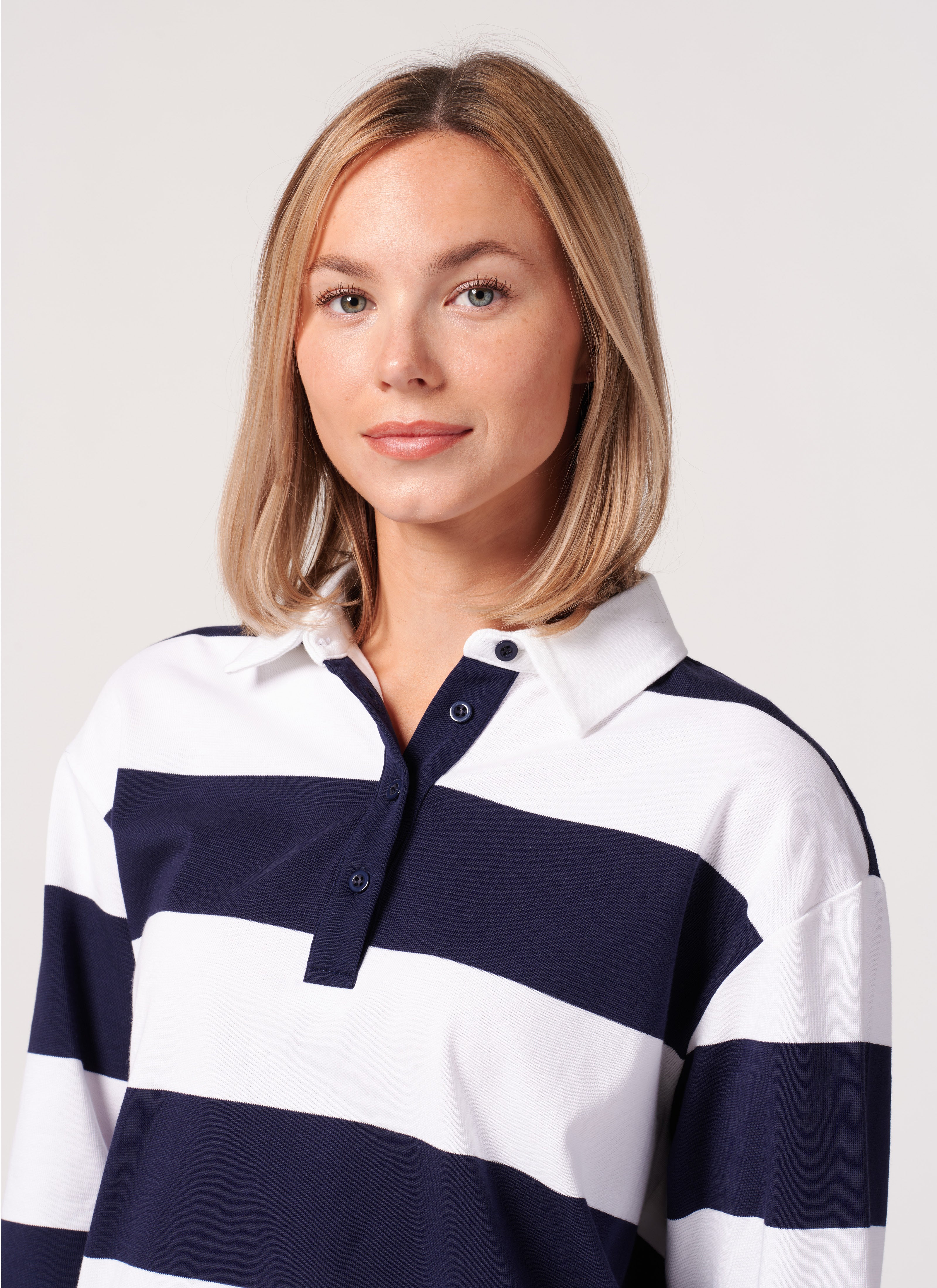 Georgie Rugby Polo in Sailor Stripe