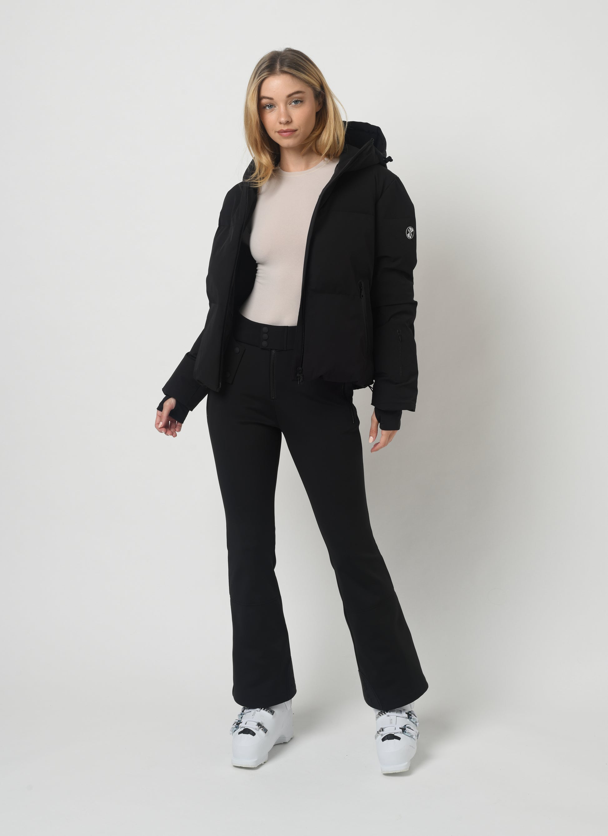 Women's Black Ski Outfit