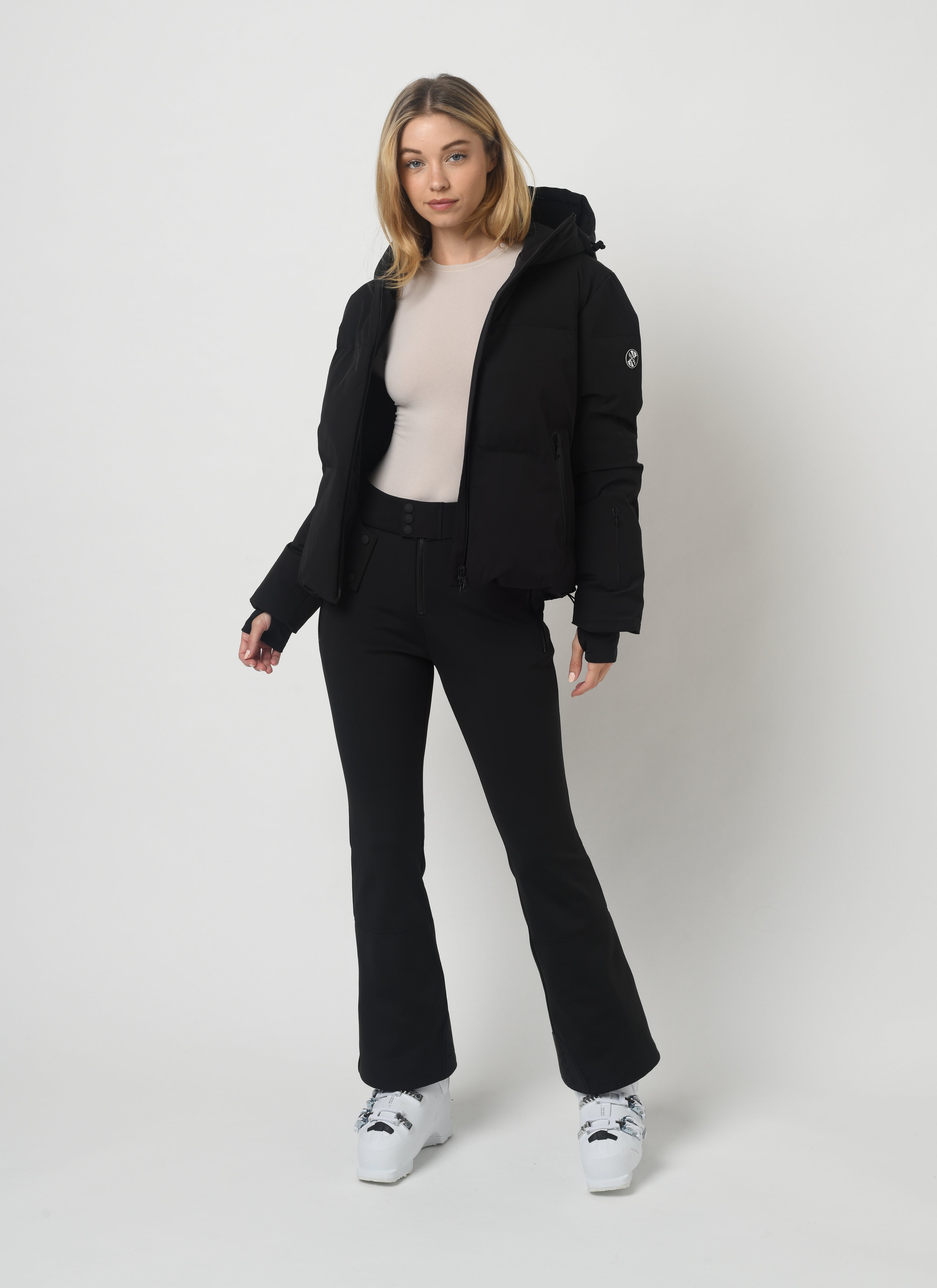 Women's Black Ski Outfit