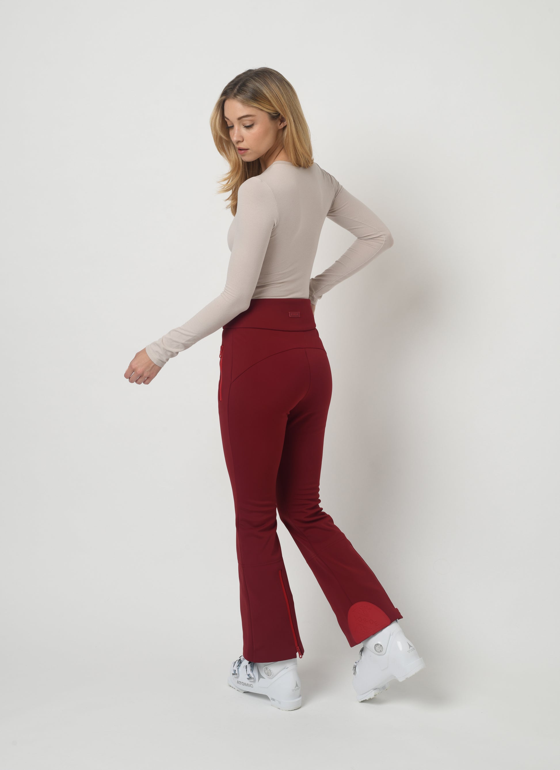 Women's Red Ski Pant