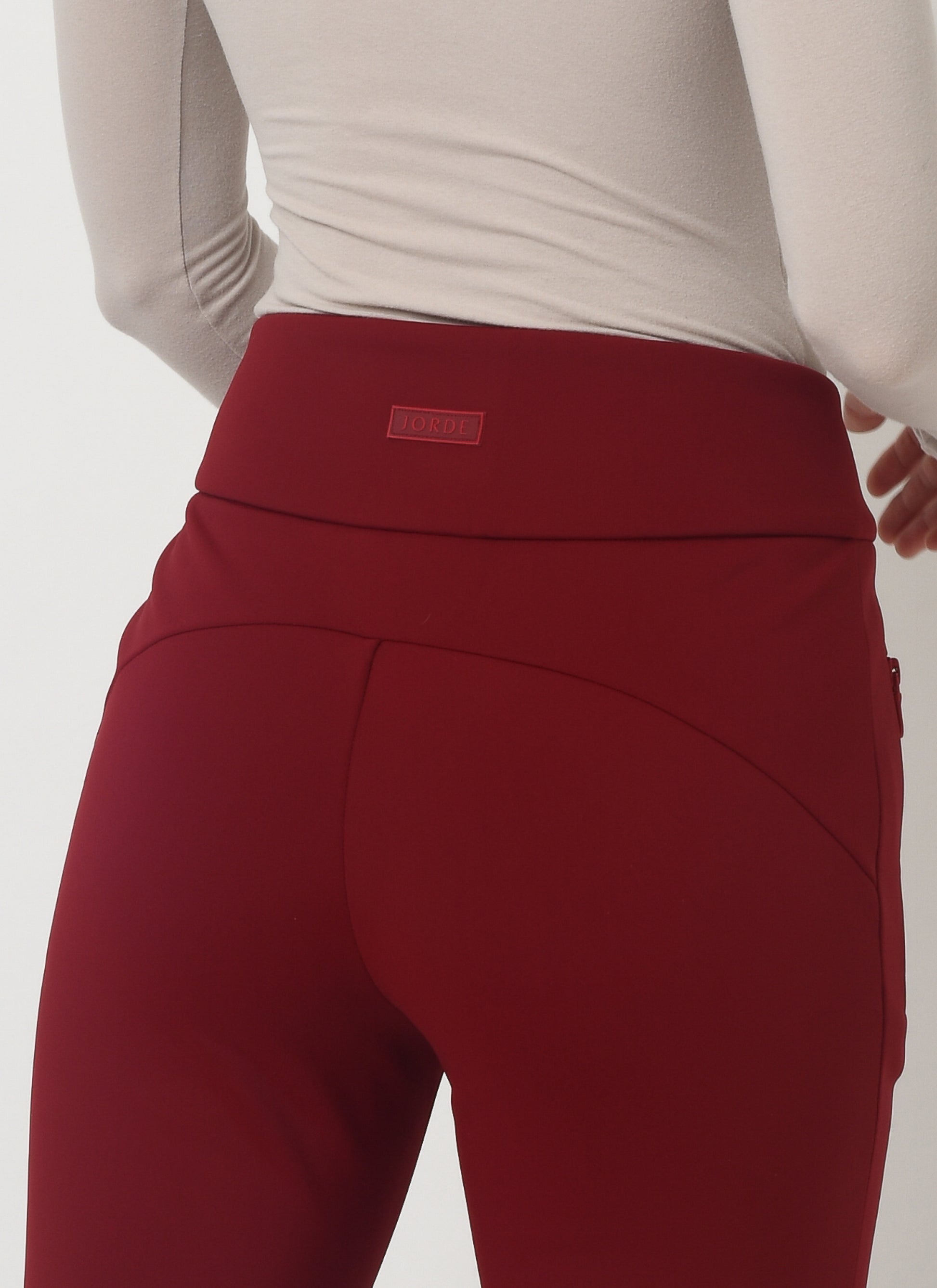 Women's Red Ski Pant