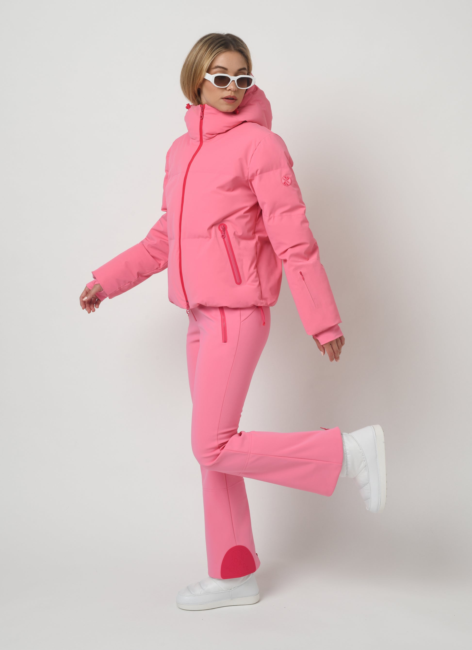 Women's pink ski jacket