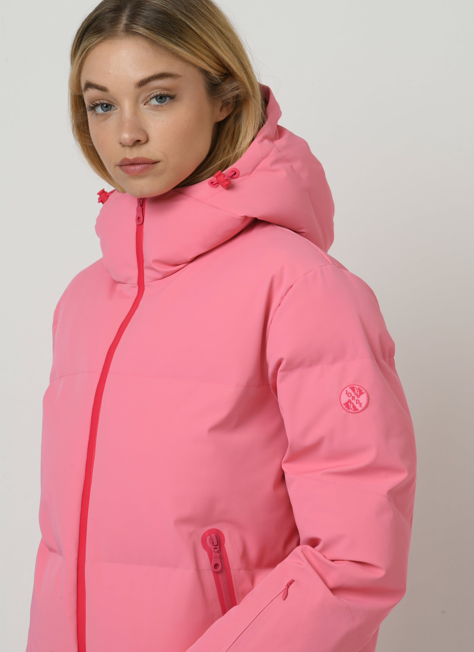 Women's ski jacket in pink