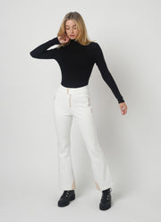 Womens ski pant white