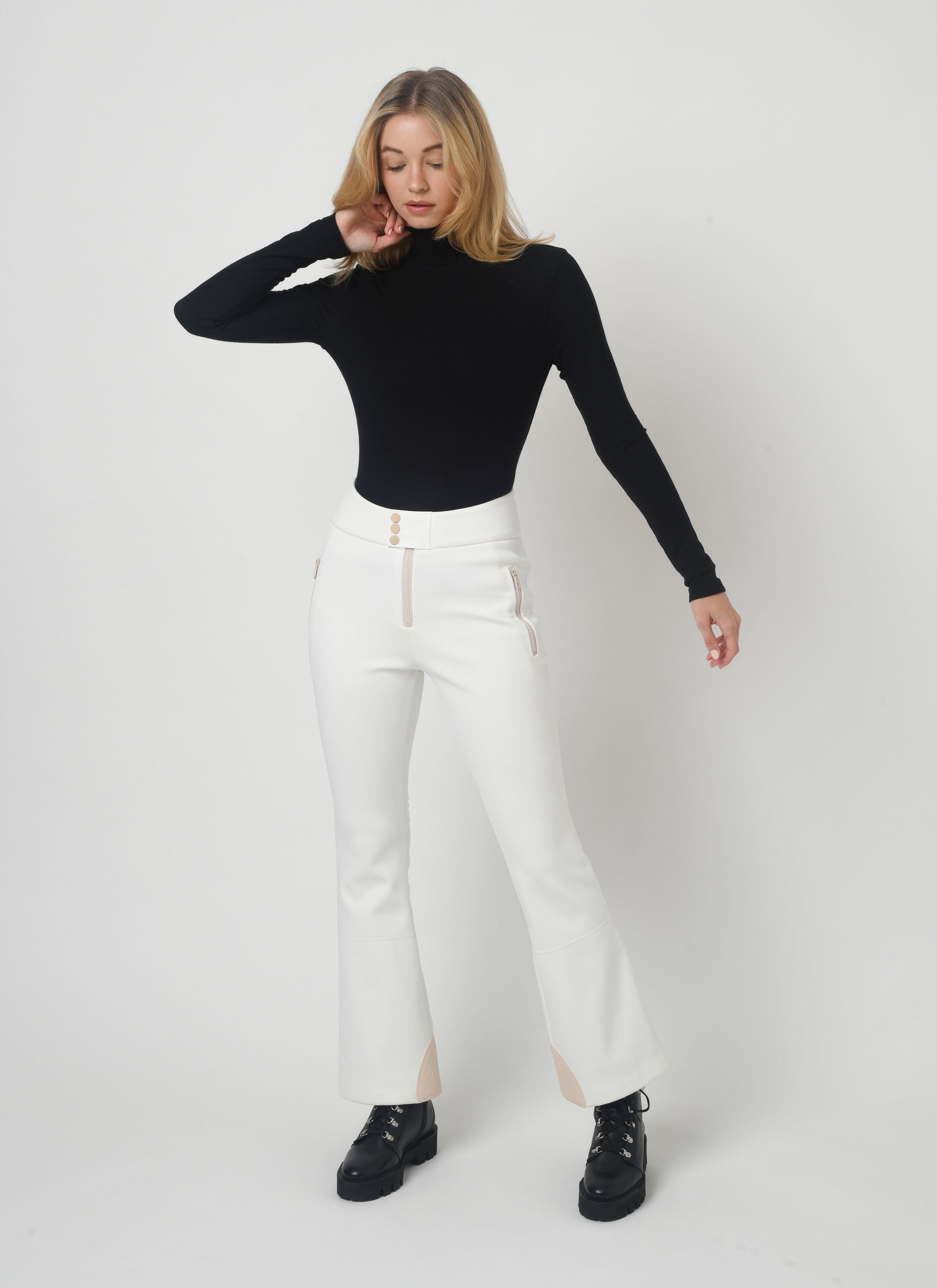 Womens ski pant white