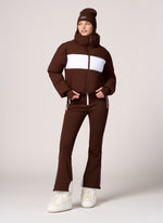 Maisie Puffer Jacket in Teddy