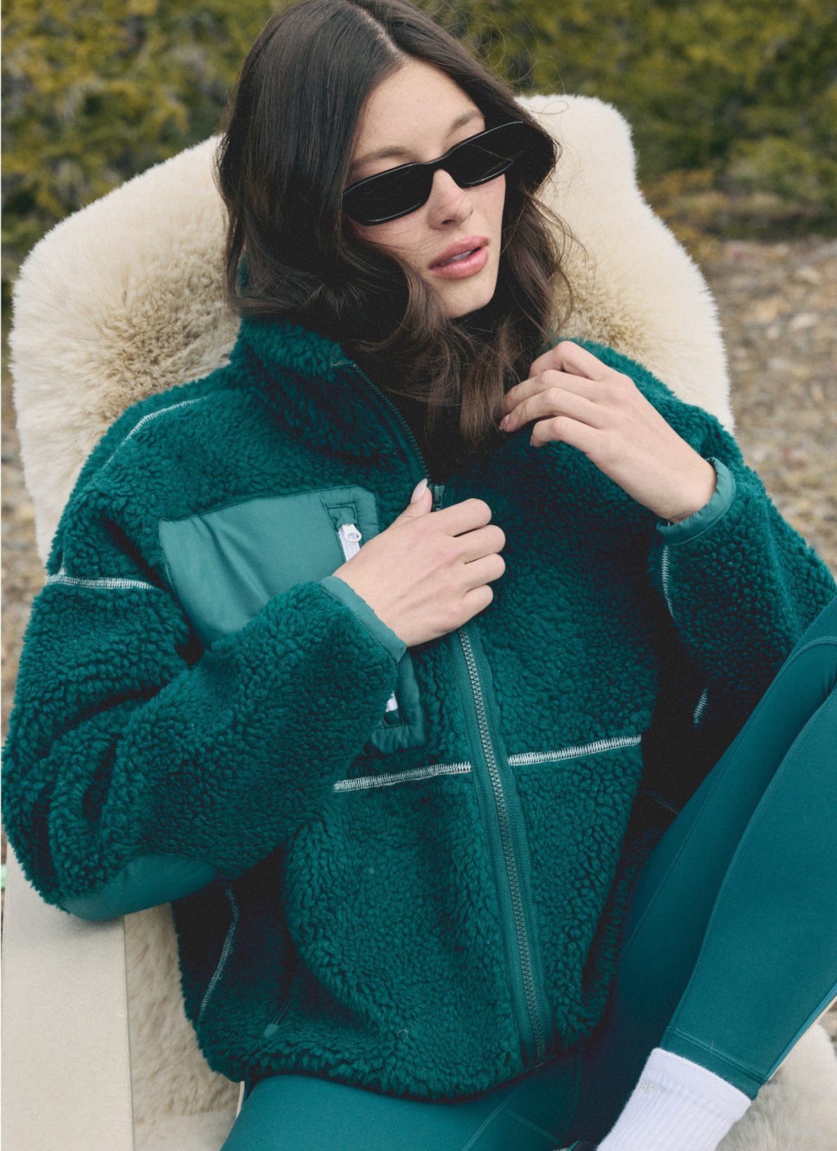 Miller Fleece in Spruce