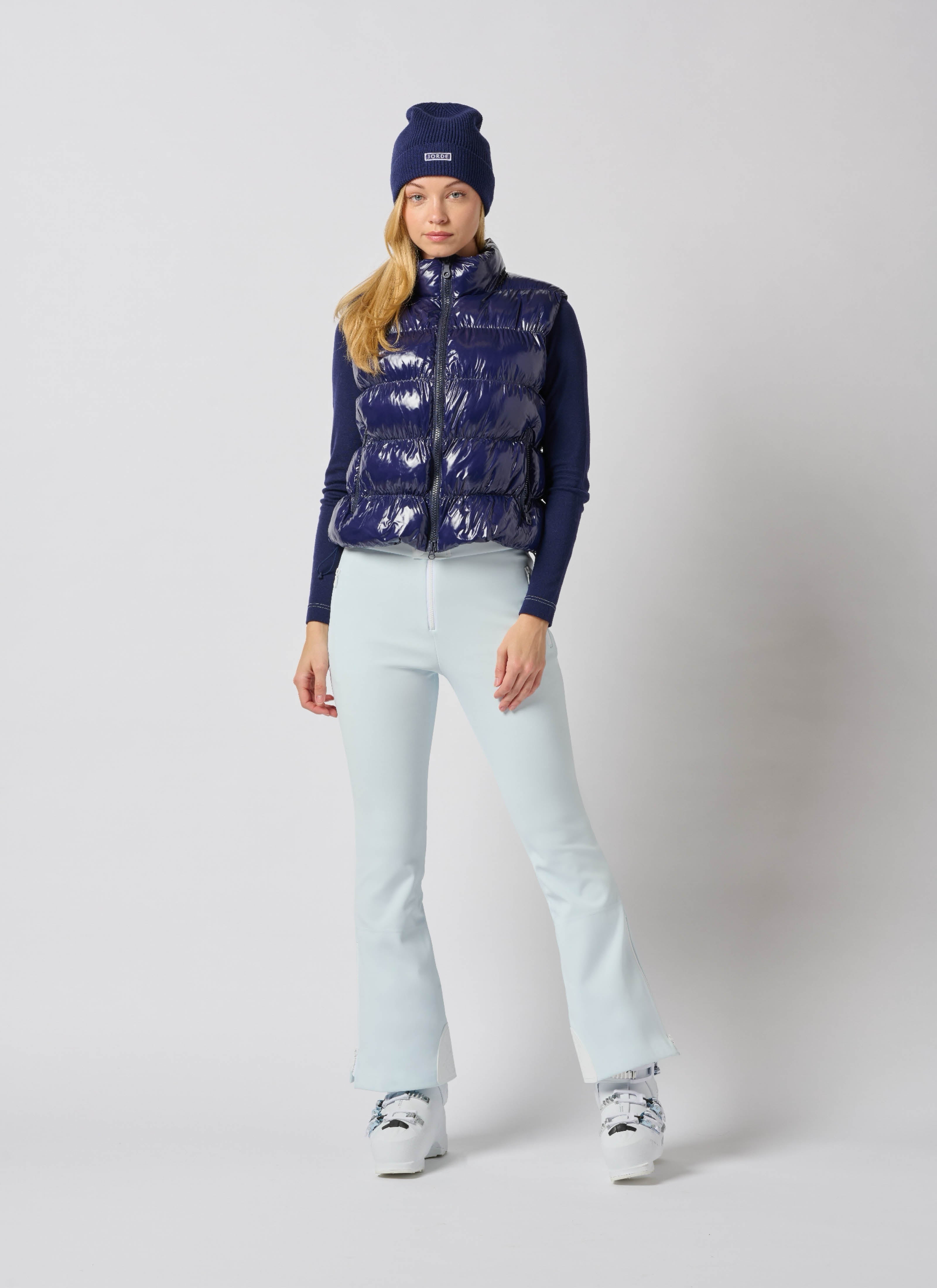 Nell Puffer Vest in Ink