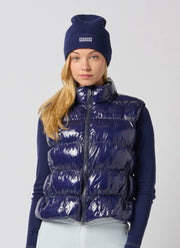 Nell Puffer Vest in Ink