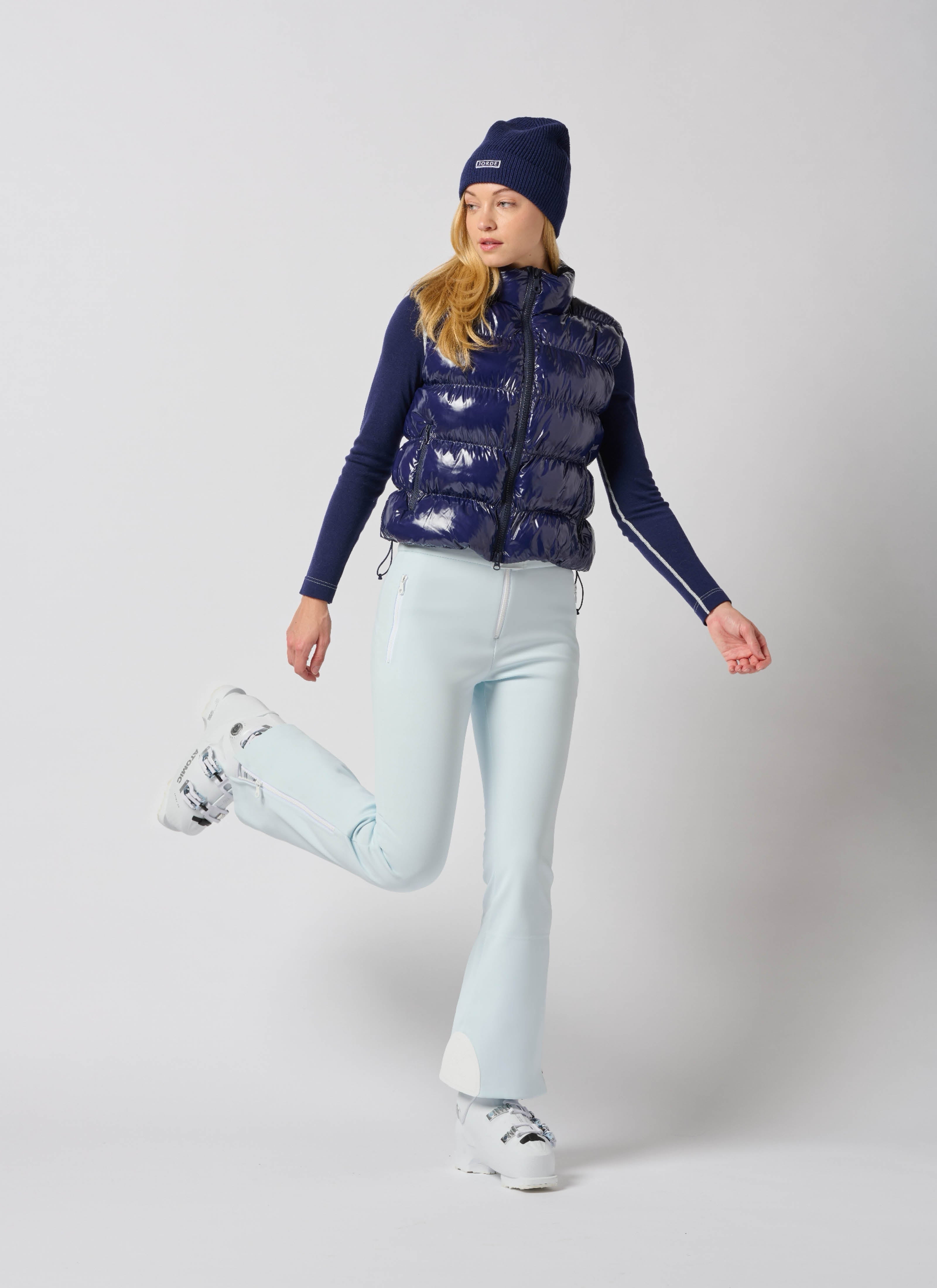 Nell Puffer Vest in Ink