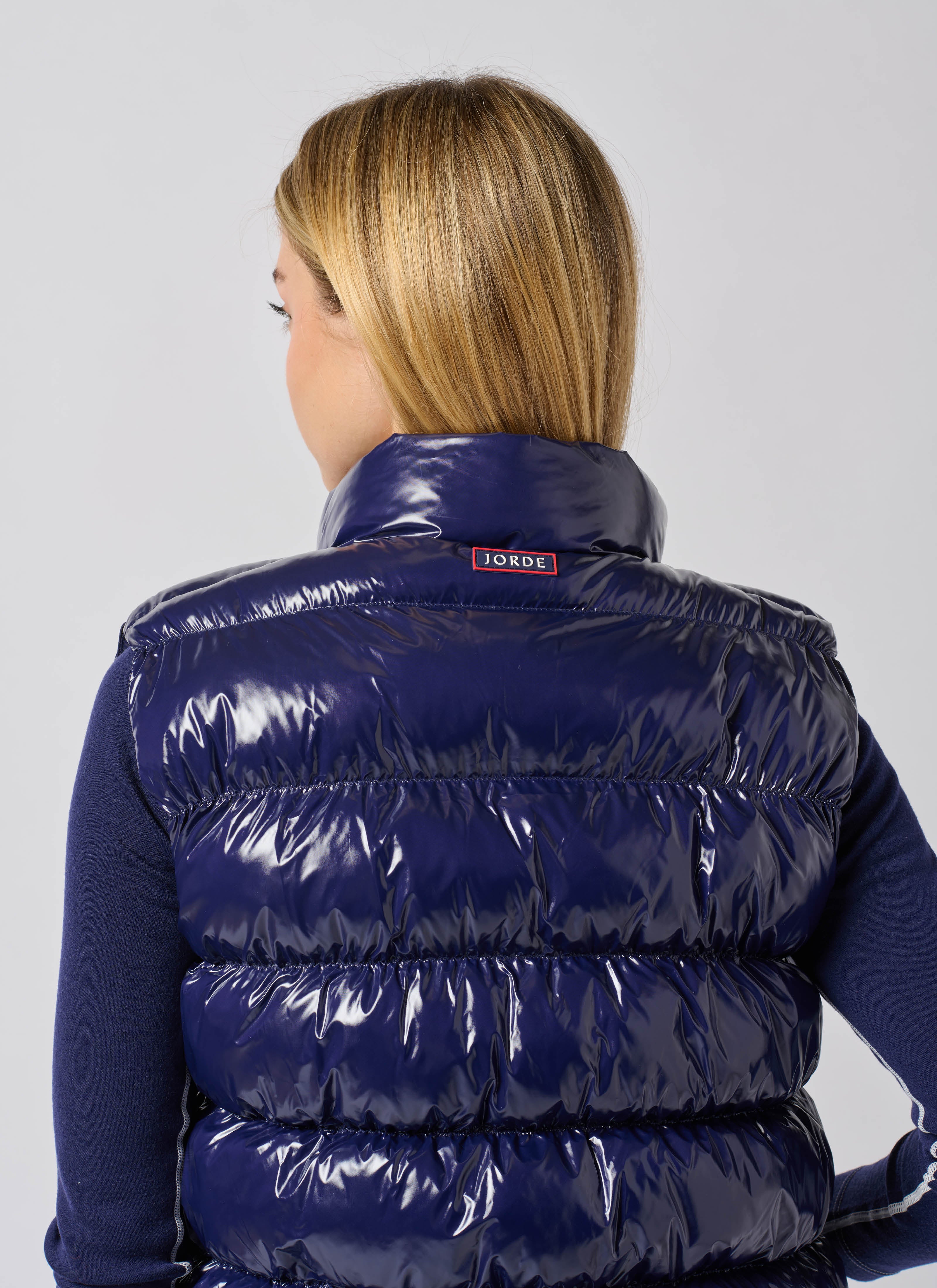 Nell Puffer Vest in Ink