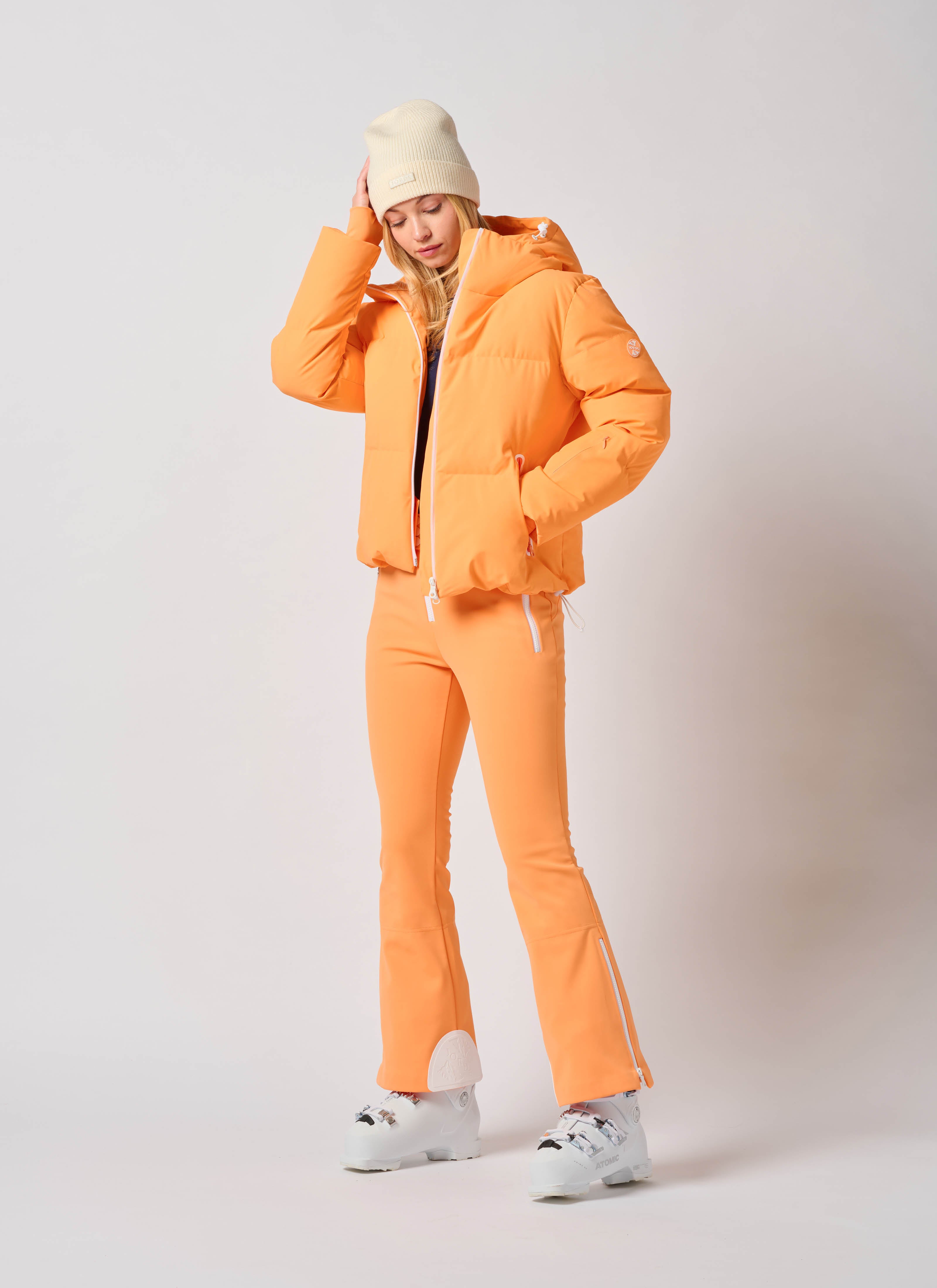Poppy Ski Jacket in Apricot