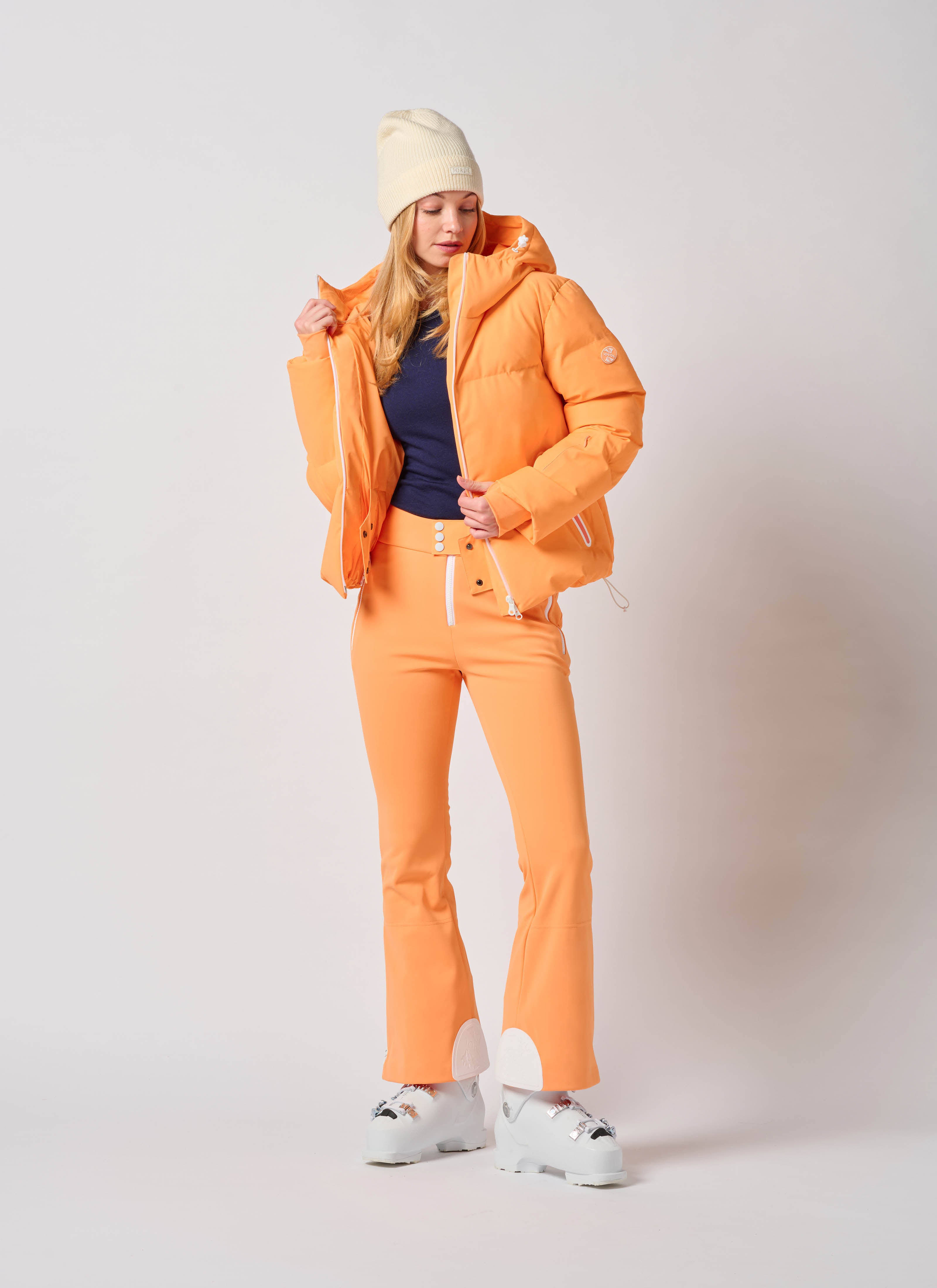 Poppy Ski Jacket in Apricot
