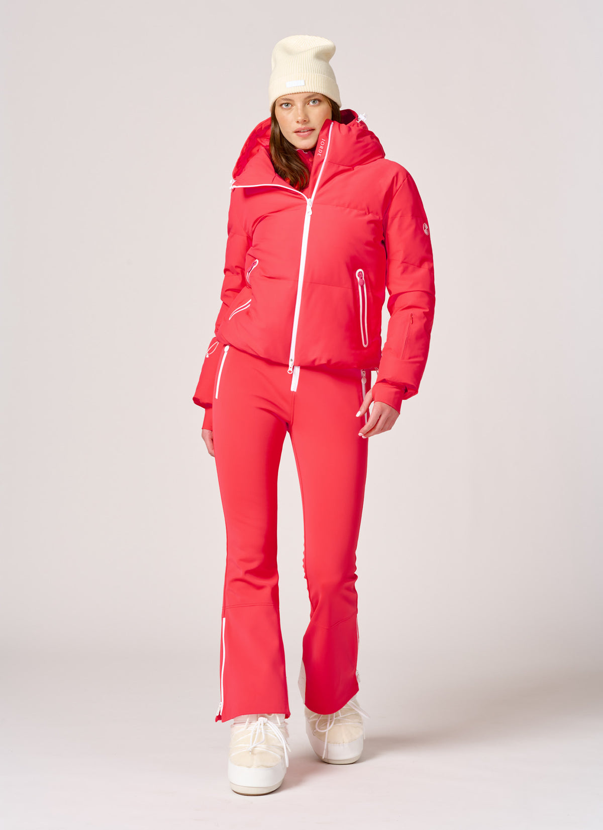 Poppy Ski Jacket in Hibiscus