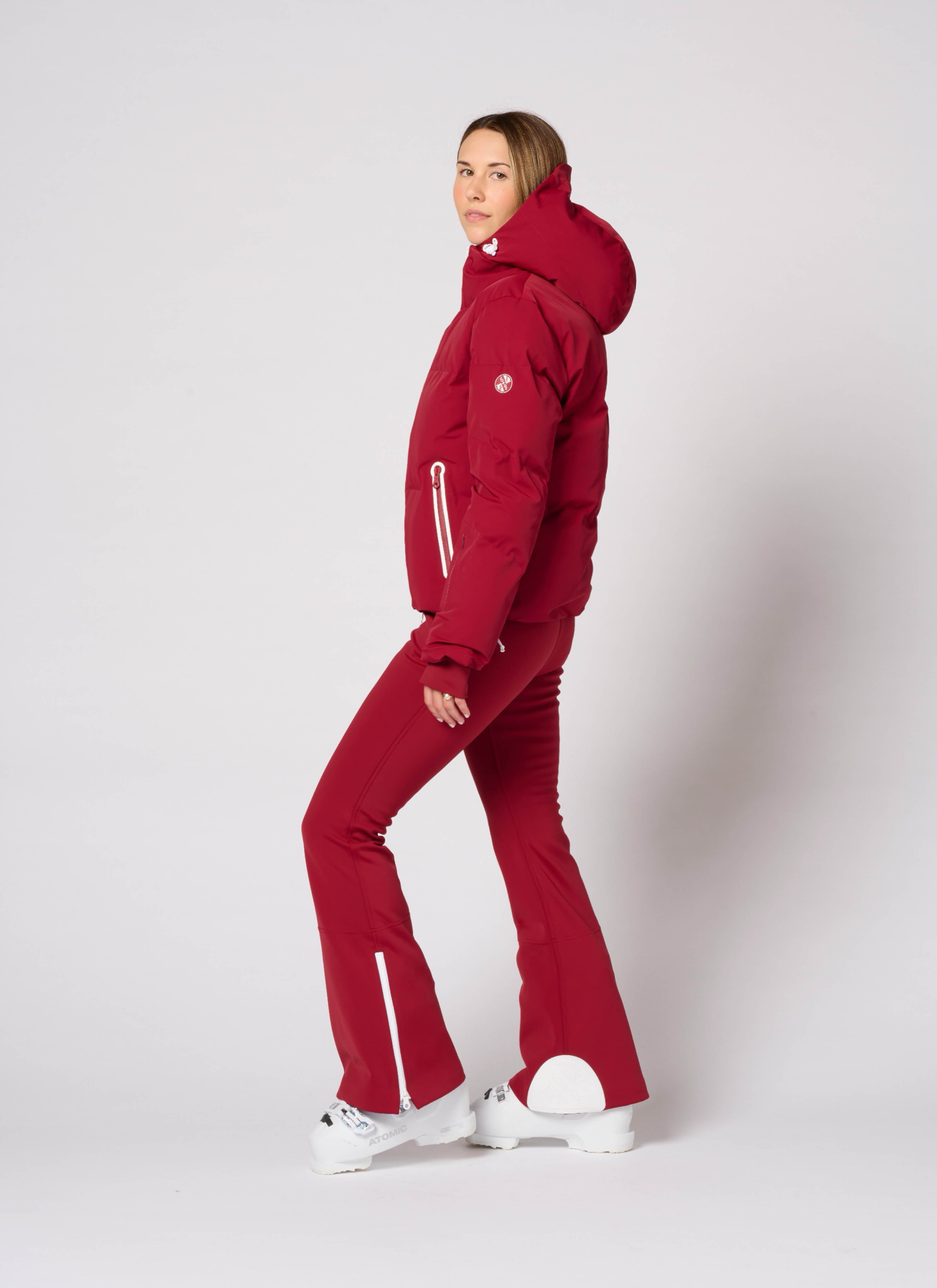 Poppy Ski Jacket in Holiday Ruby